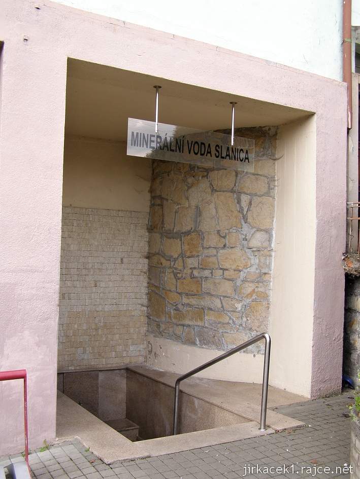 Napajedla - pramen Slanica a bývalé lázně