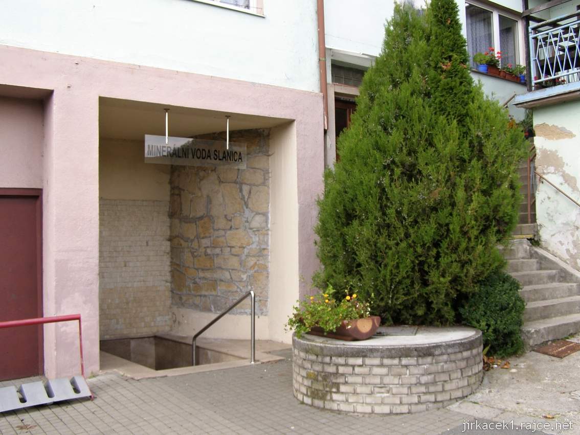 Napajedla - pramen Slanica a bývalé lázně