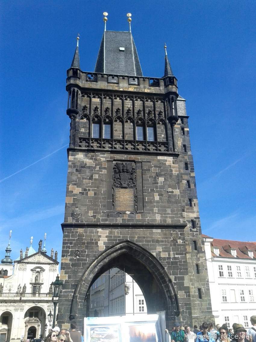 Praha - Staroměstská mostecká věž - pohled z Karlova mostu