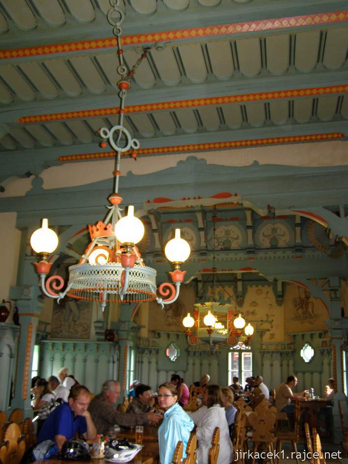 Pustevny - Dušan Jurkovič - interiér domu Libušín v roce 2011