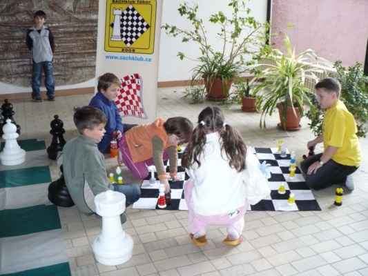 Mistrovství Čech do 8 a 10 let (Tábor, 15. - 17. 11. 2008) - Partie s velkými šachy