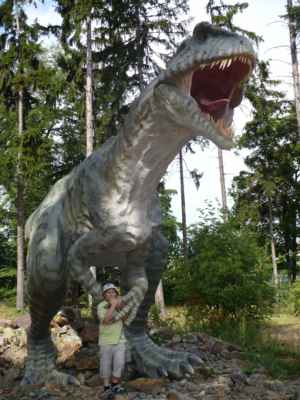 O pohár města Klatov (Klatovy, 28. 6. - 6. 7. 2008) - Tento hrozivý a velký dinosaur je myslím Gigantosaurus