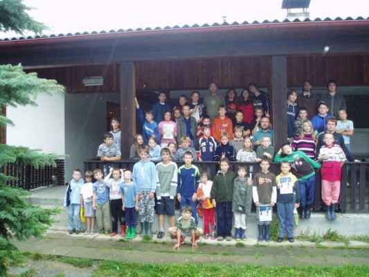 Šachový tábor (Růžená, 9. 8. - 16. 8. 2008) - Společná fotka celého tábora