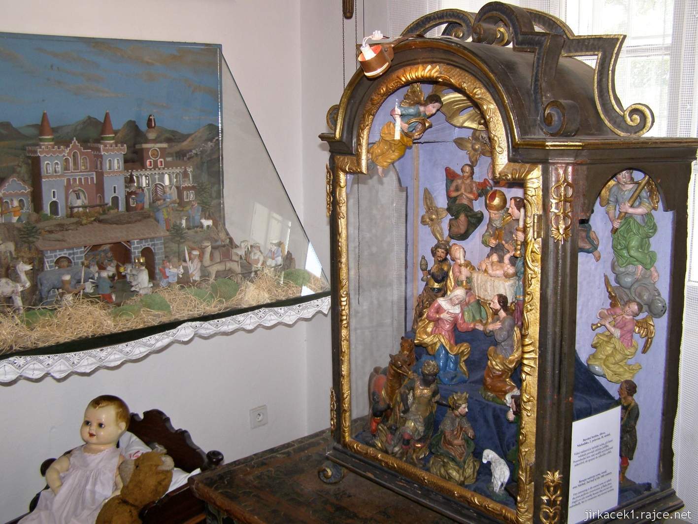 muzeum betlémů Karlštejn - expozice v přízemí