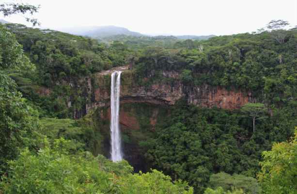 vodopády Chamarel