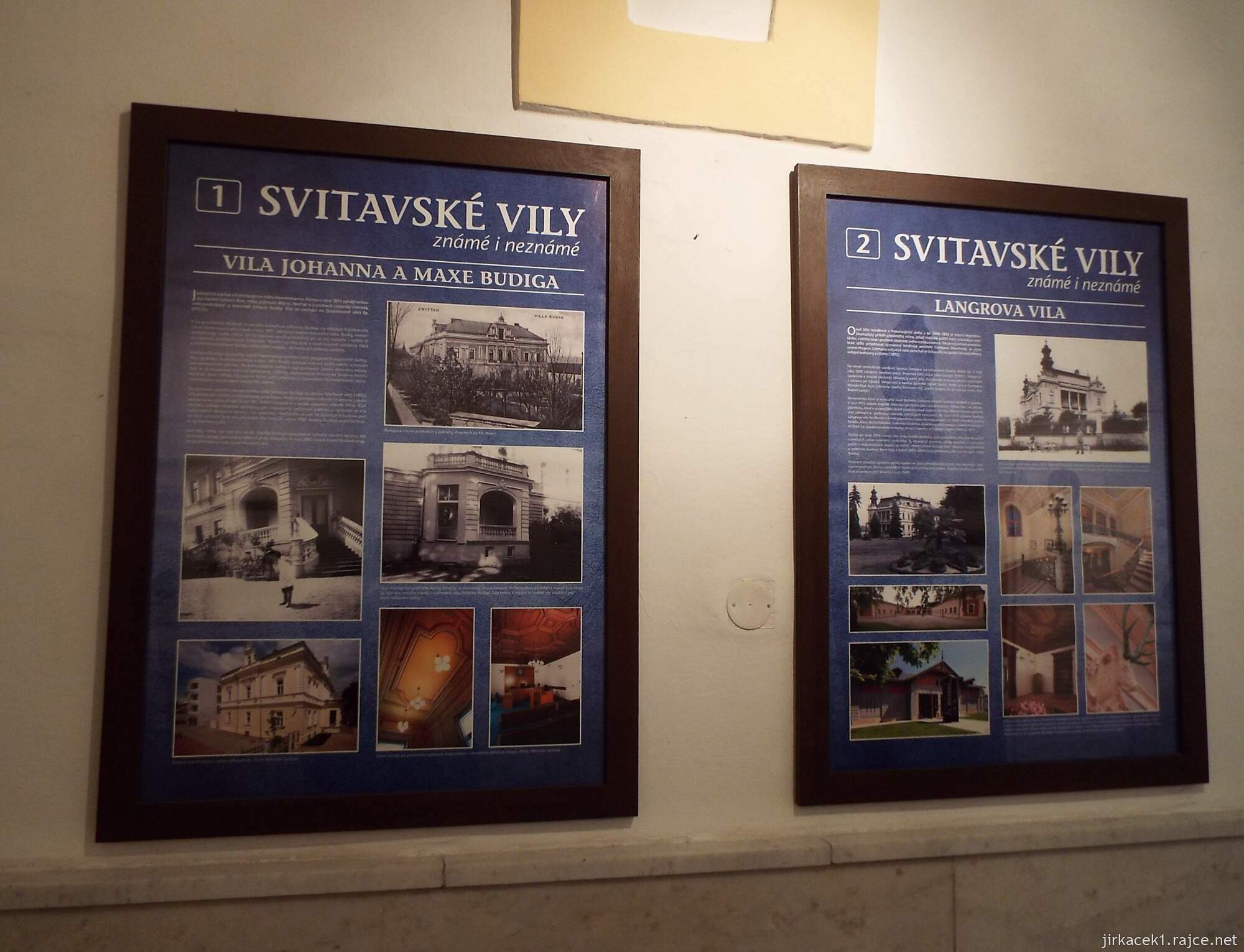 42 - Svitavy - městské muzeum 05 - vstupní chodba s expozicí Svitavské vily