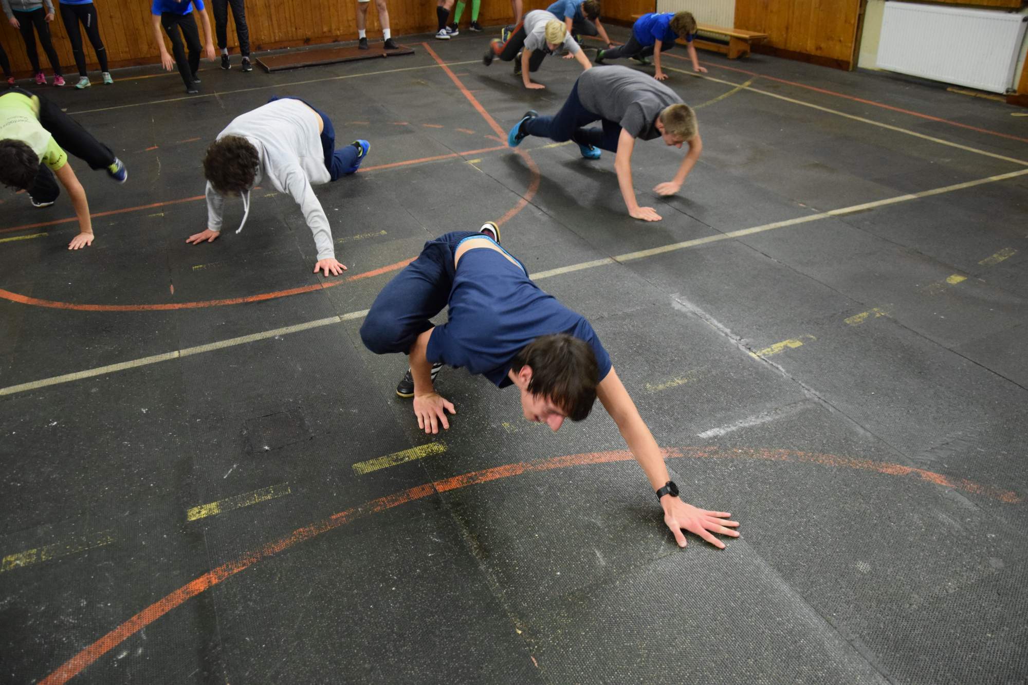 trénink v tělocvičně trénink v tělocvičně