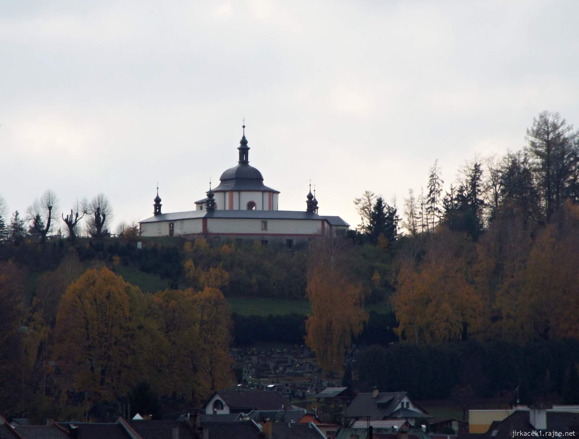 Letohrad - Kaple sv. Jana Nepomuckého 24 - pohled od Kaple Matky Boží