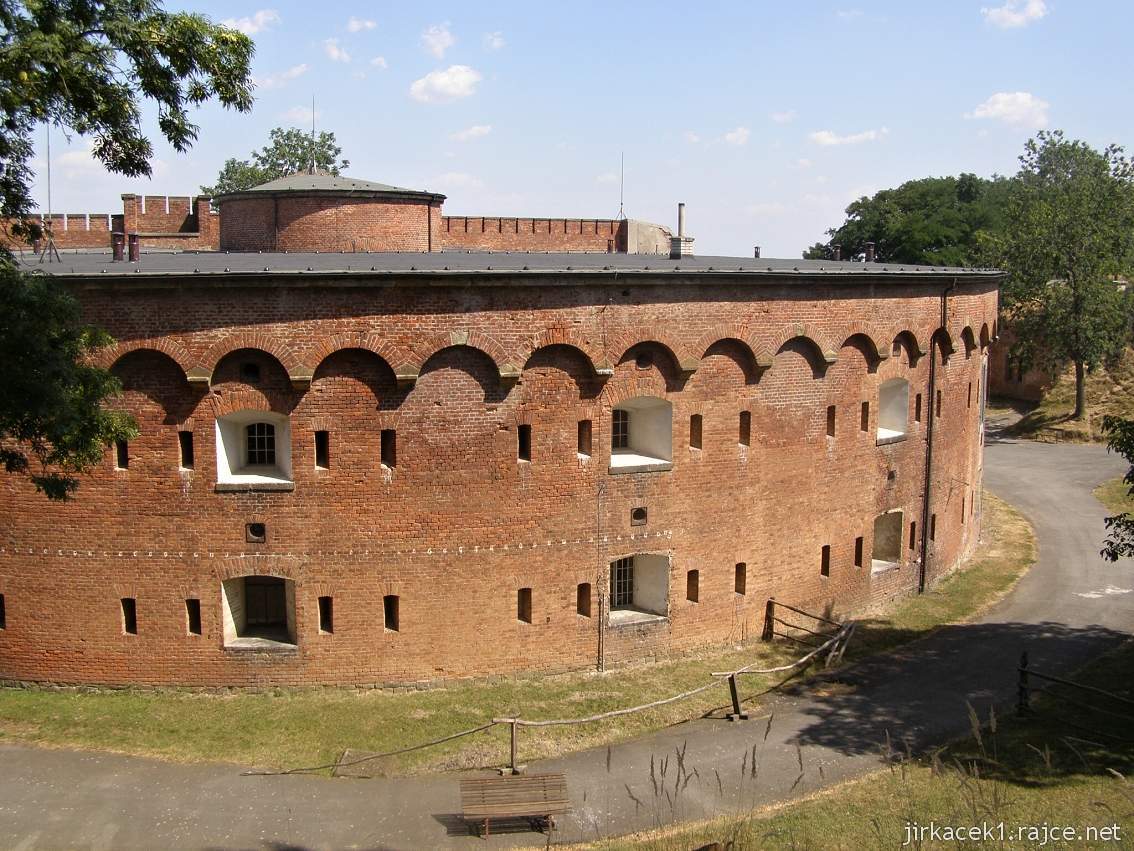 Křelov - barokní pevnost Fort XVII. - cihlová pevnost