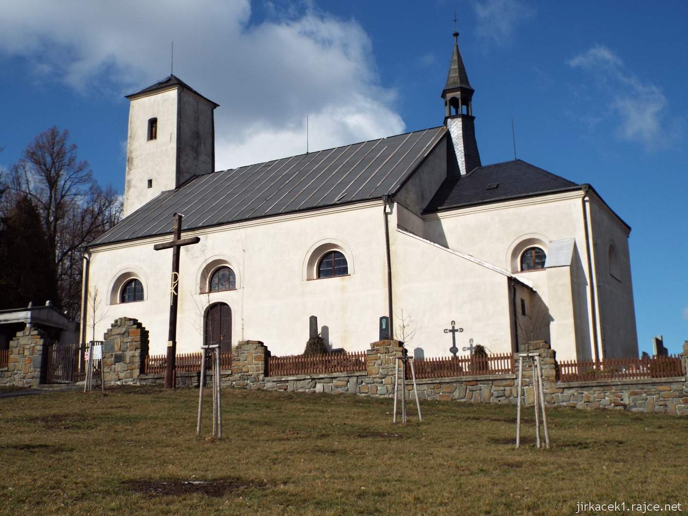 Potštát - kostel Nanebevzetí Panny Marie 01 - celkový pohled