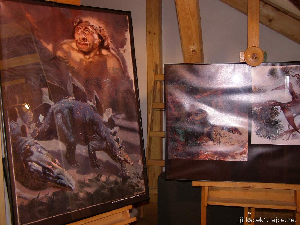 Štramberk - muzeum Zdeňka Buriana 06 - Zdeněk Burian - obrazy