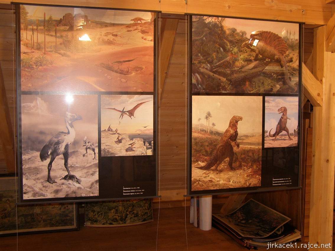 Štramberk - muzeum Zdeňka Buriana 09 - Zdeněk Burian - obrazy