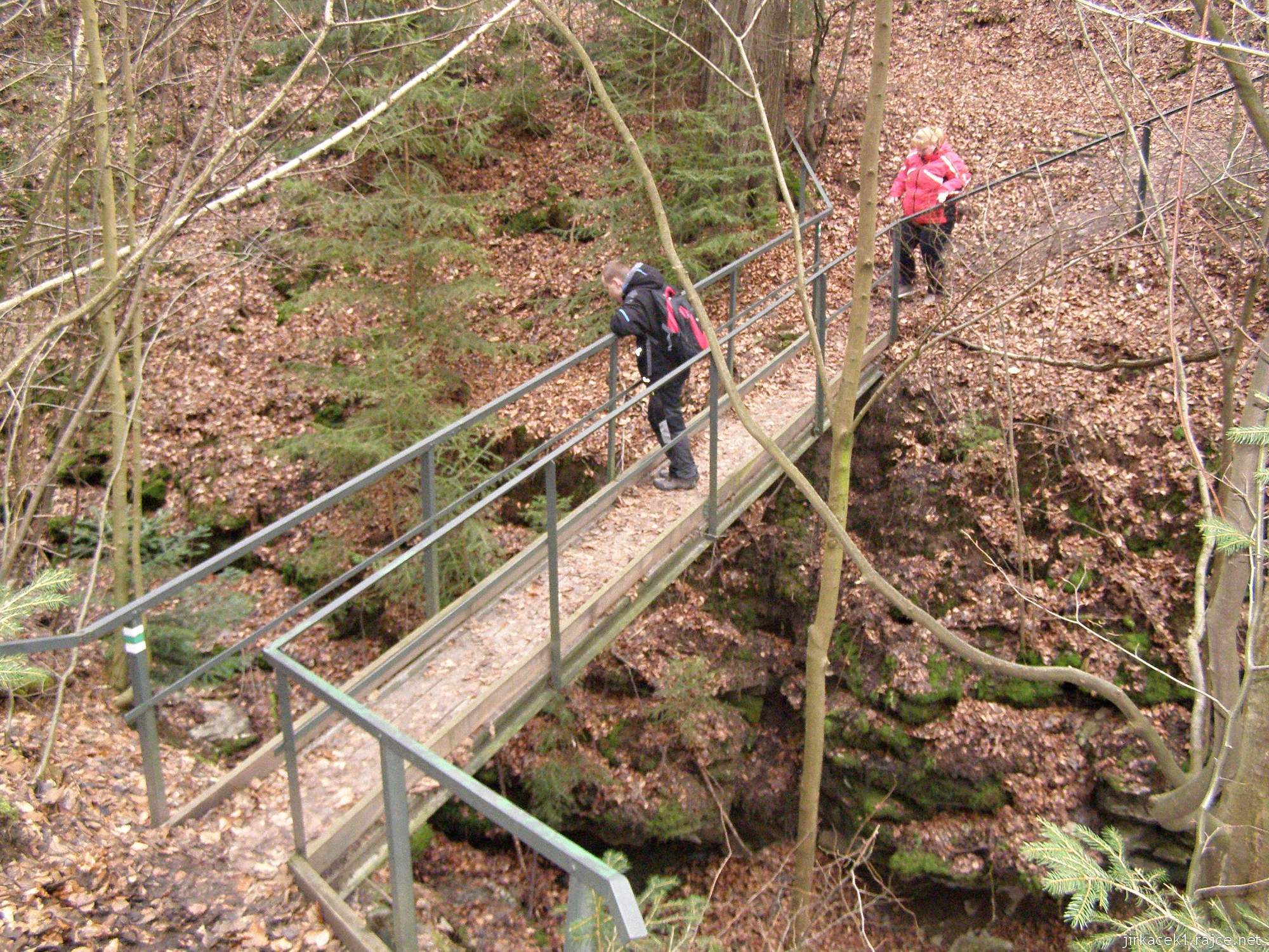 Brandýs - Čertova lávka - na lávce