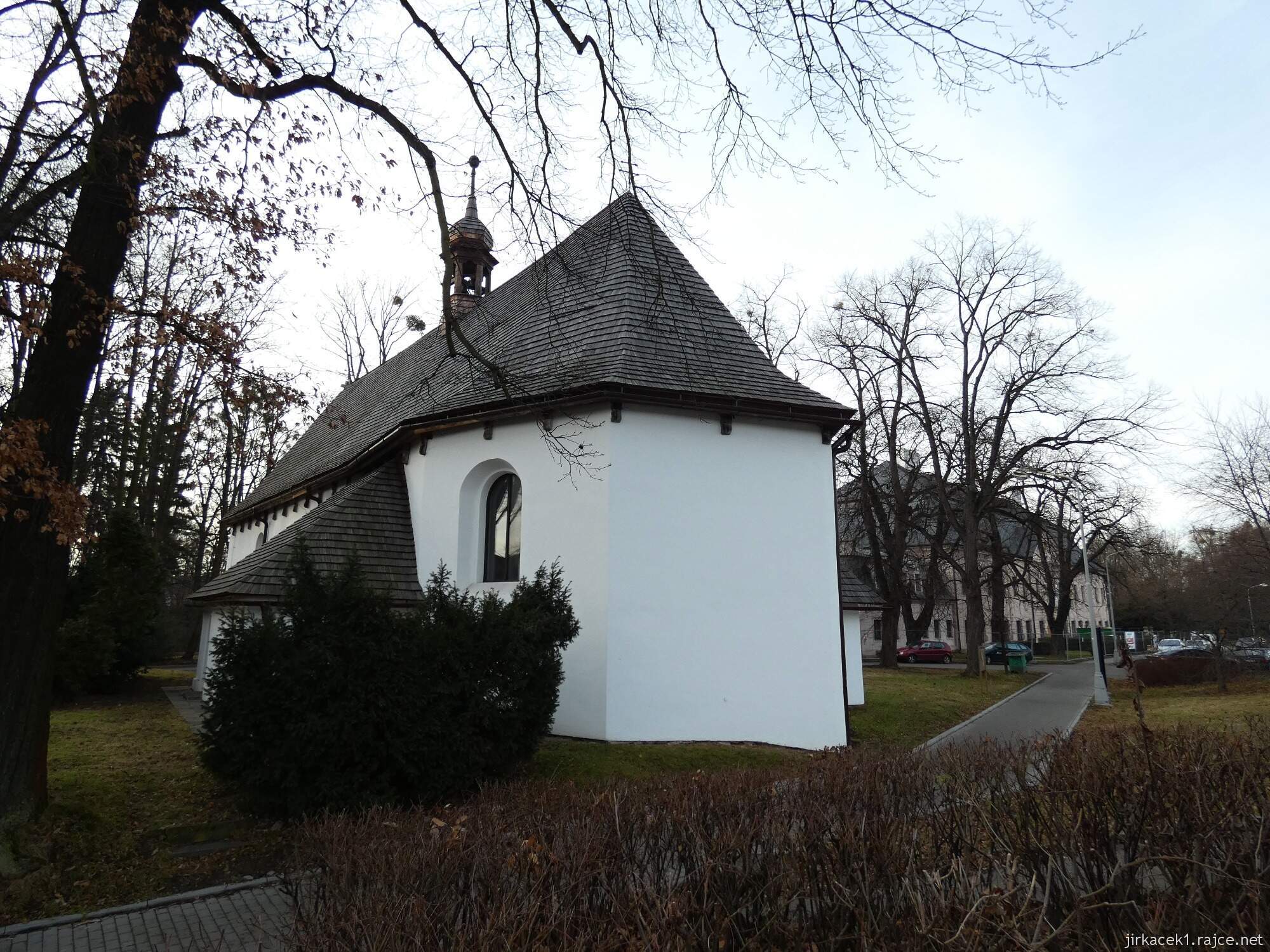 Valašské Meziříčí - kostel sv. Jakuba Většího 10 - zadní pohled