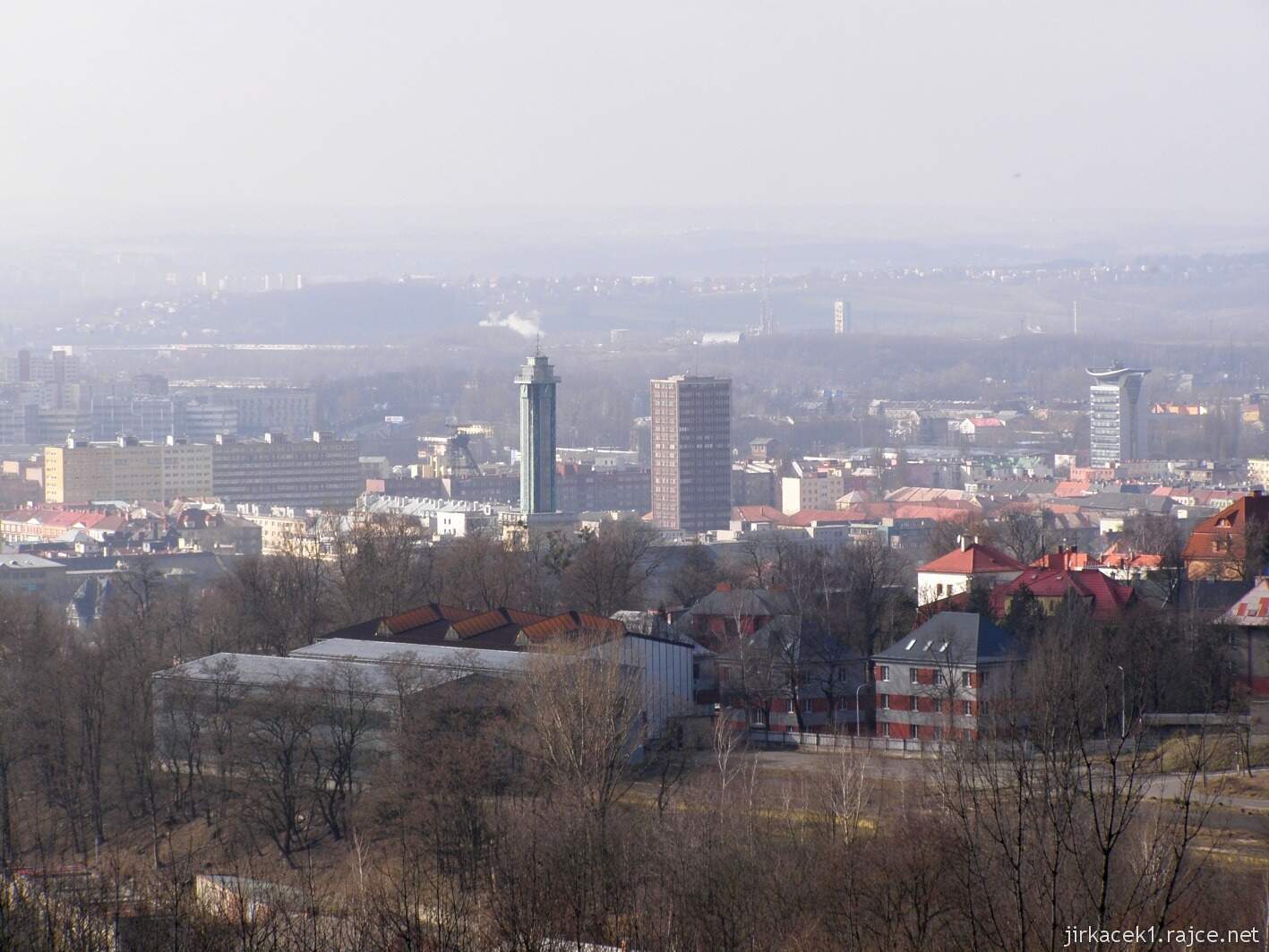 Ostrava - pohled na město z haldy Ema