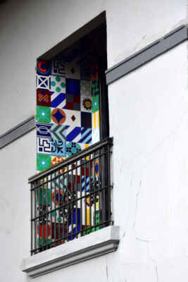 Lima - Trochu jiné balkony ve čtvrti Barranco.